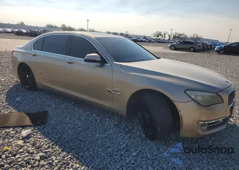2013 BMW 740 Li from USA, damaged, VIN WBAYE4C51DD136958